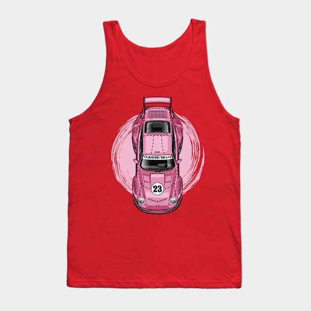 Retro RWB 993 Pink Sopranos Tank Top by Jiooji Project